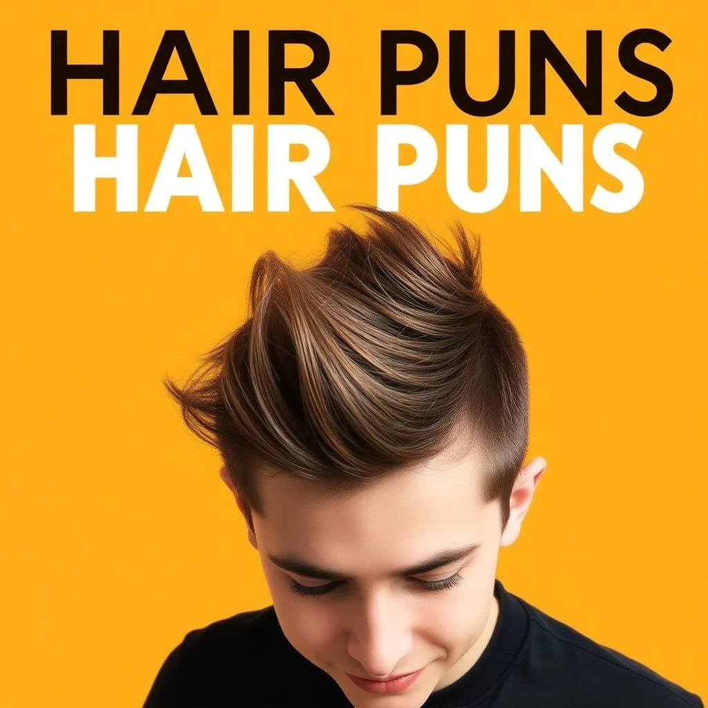 hair puns illustration
