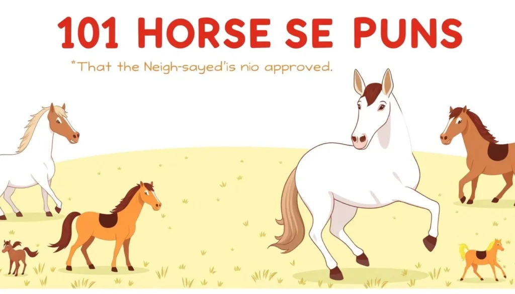 horse puns — 101 Horse Puns That Are Neigh-sayers Approved
