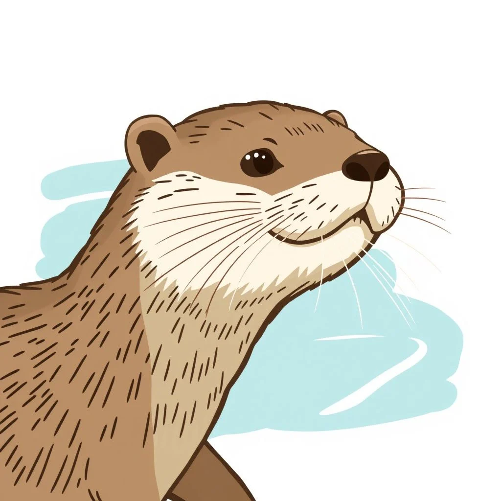 otter puns illustration