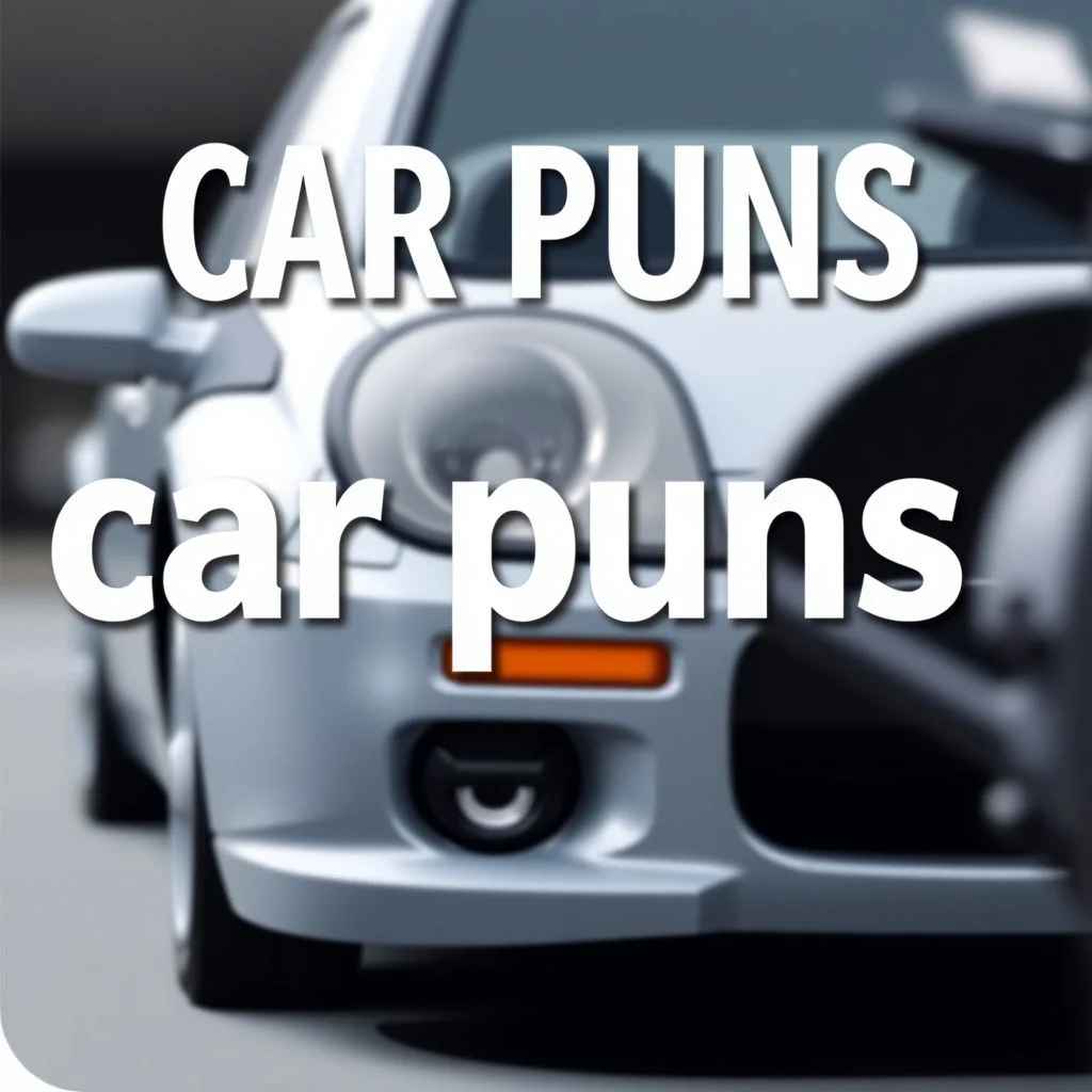 car puns illustration