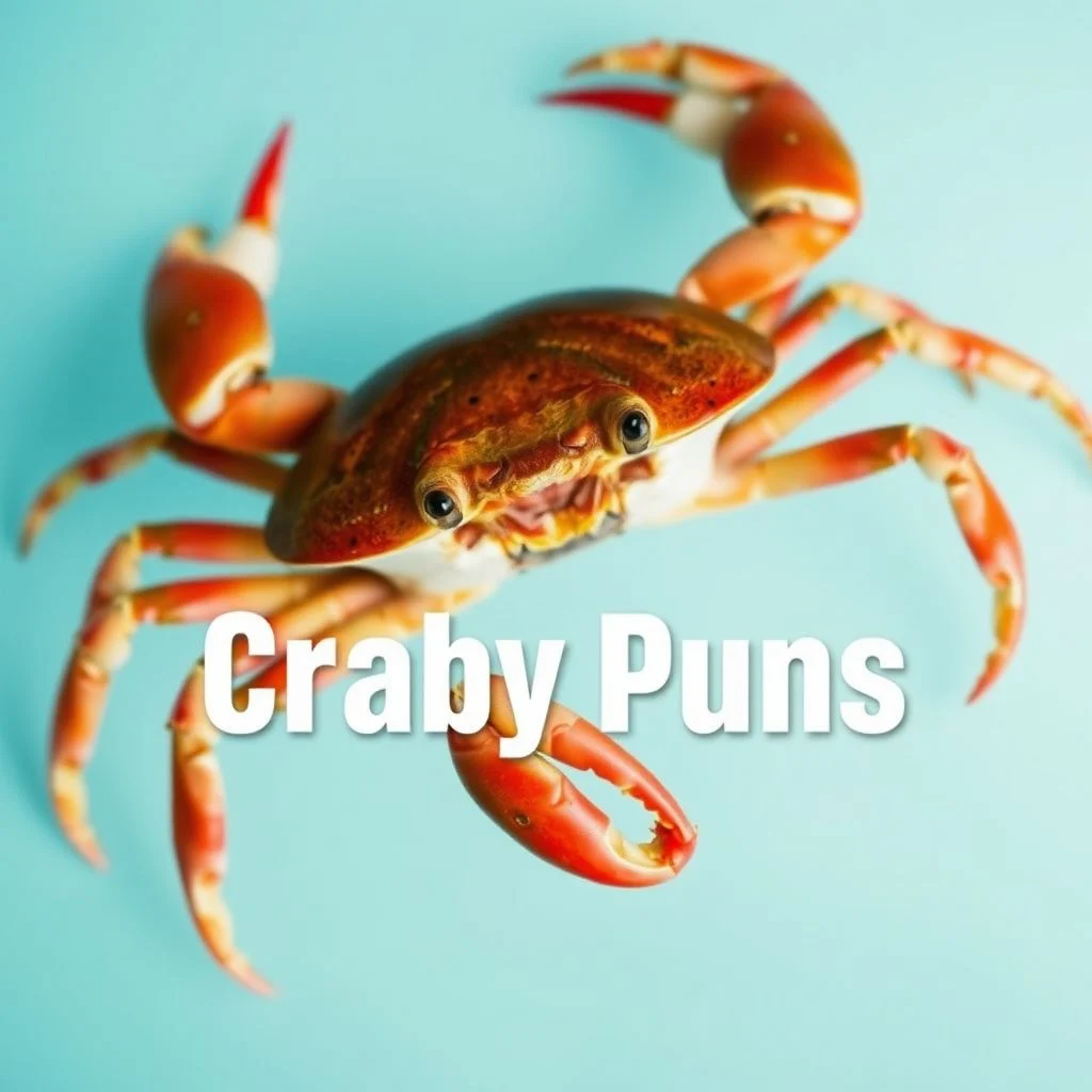 crab puns illustration