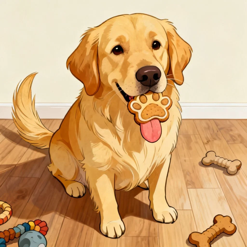 dog puns illustration