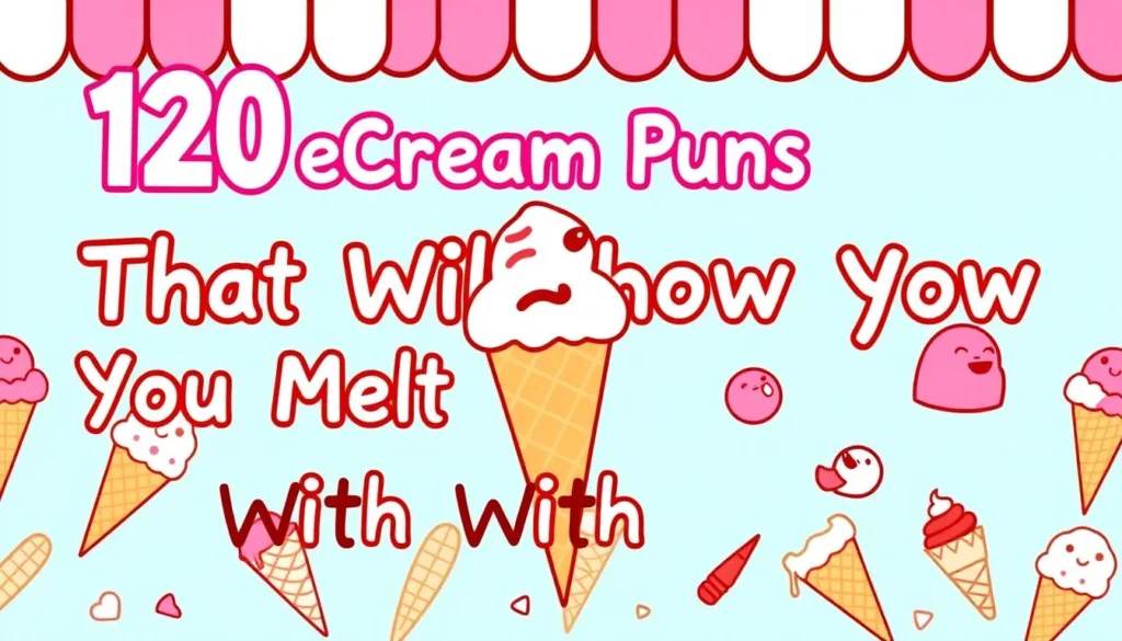 ice cream puns — 120 Ice Cream Puns That Will Make You Melt With Laughter