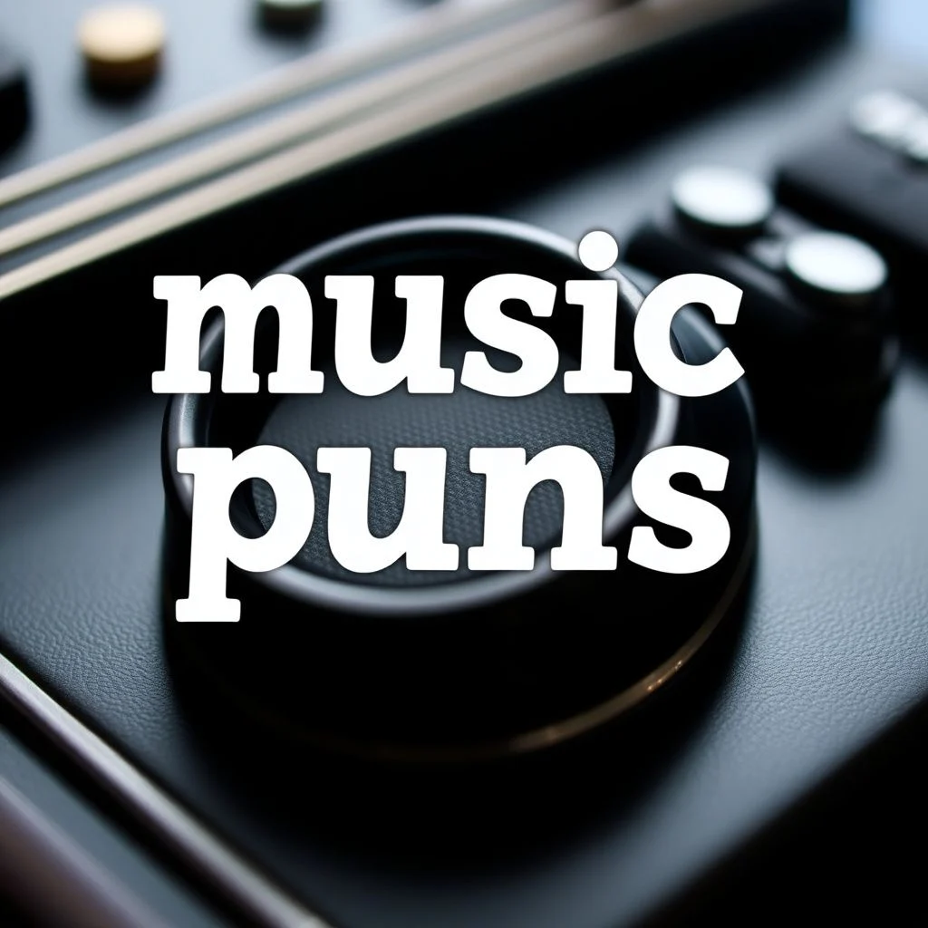 music puns illustration