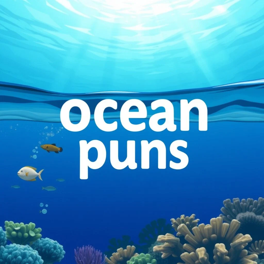 ocean puns illustration