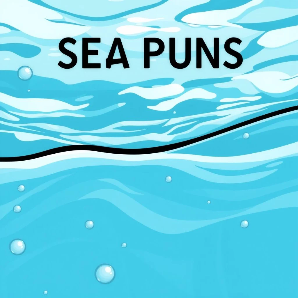 sea puns illustration