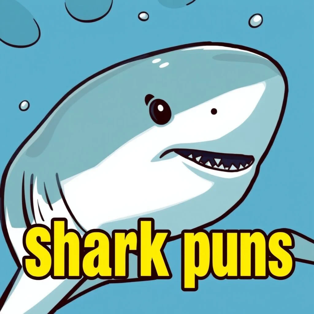 shark puns illustration