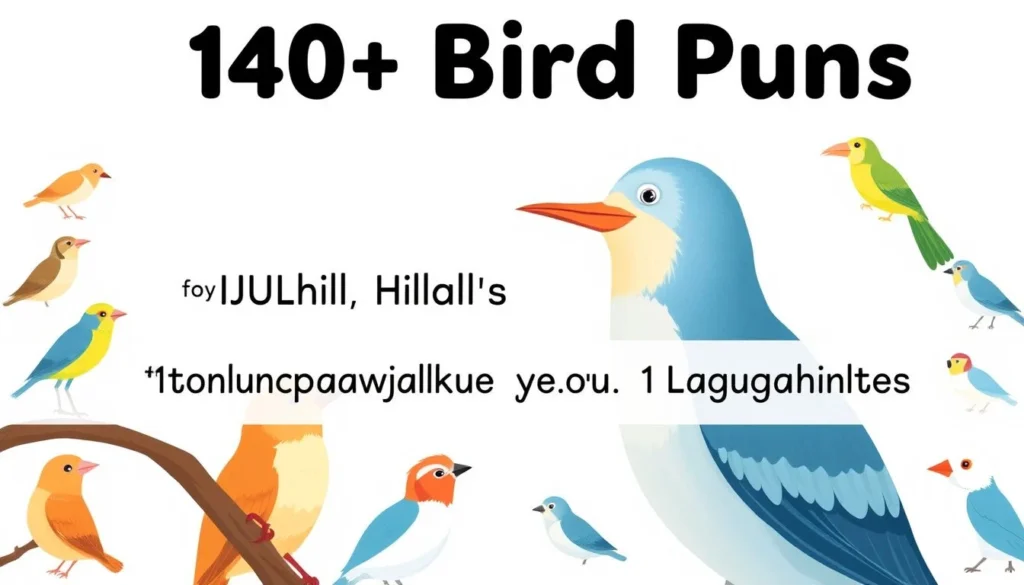 bird puns — 140+ Bird Puns That Will Have You Squawking With Laughter