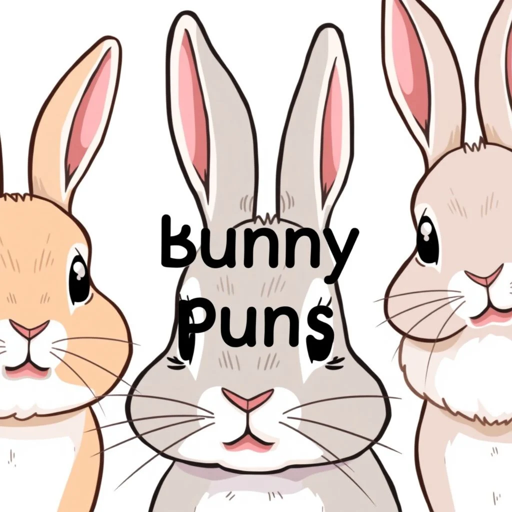 bunny puns illustration