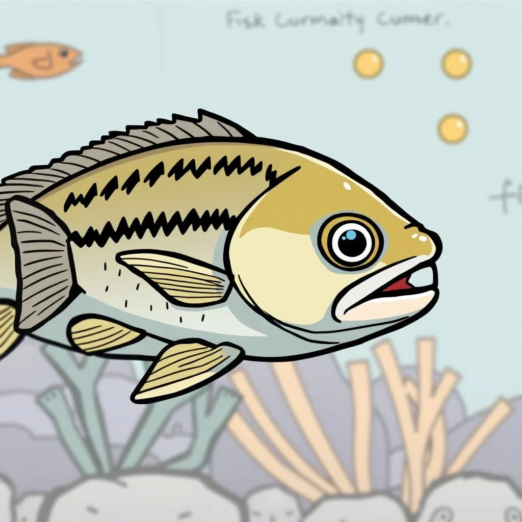 fish puns illustration