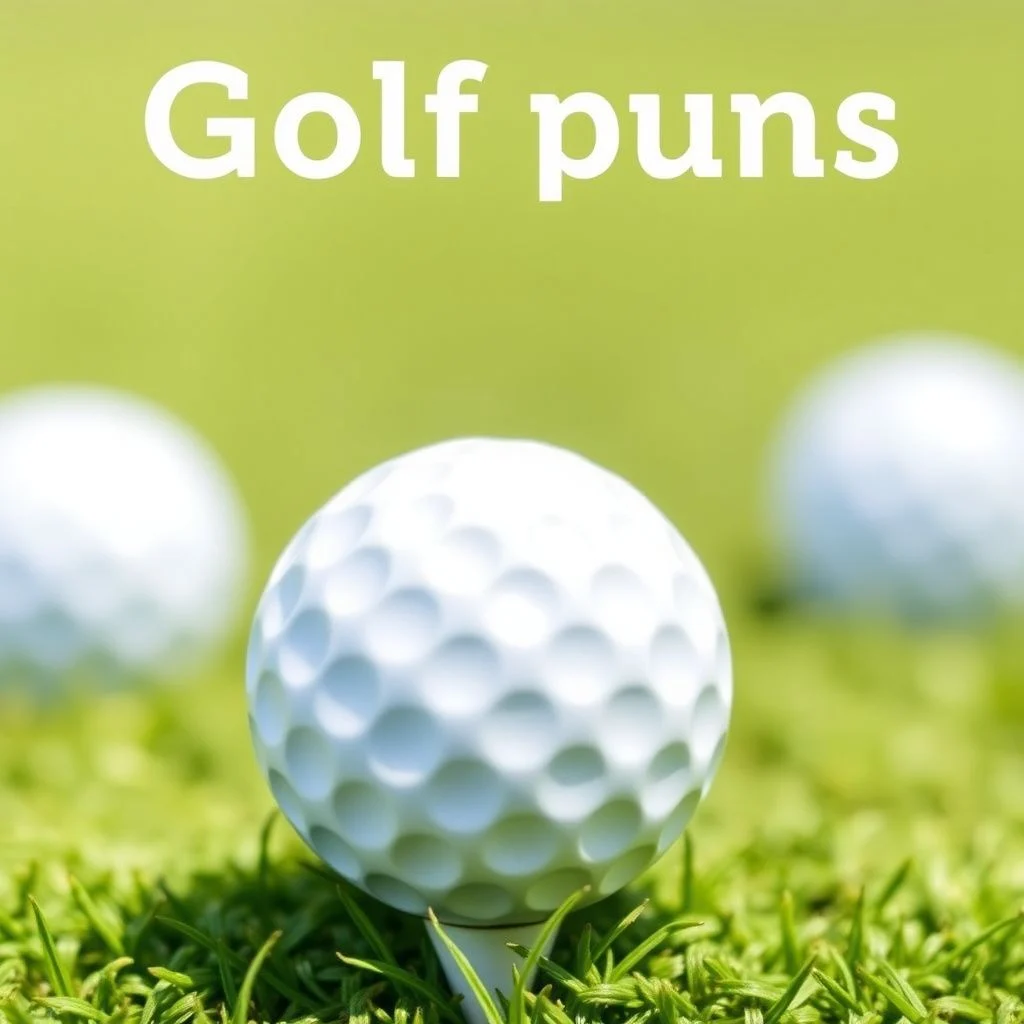 golf puns illustration