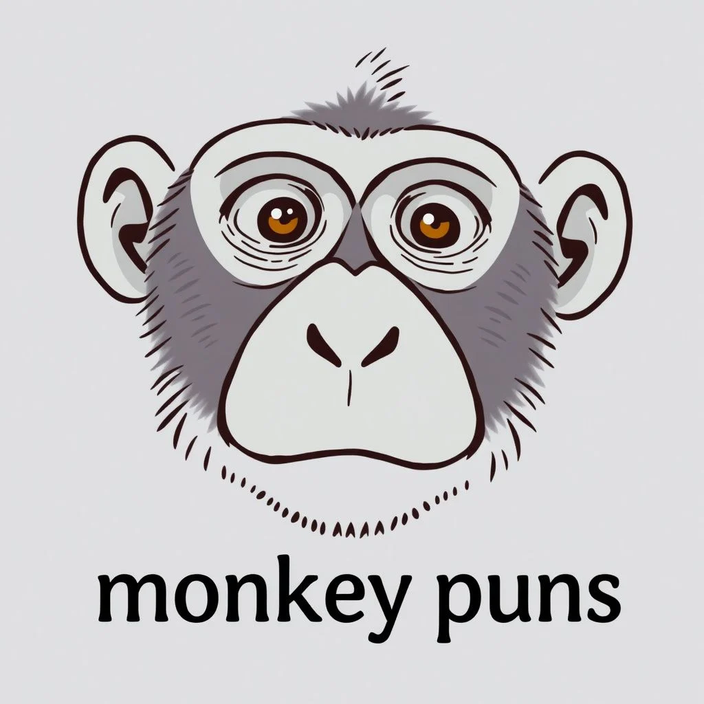 monkey puns illustration