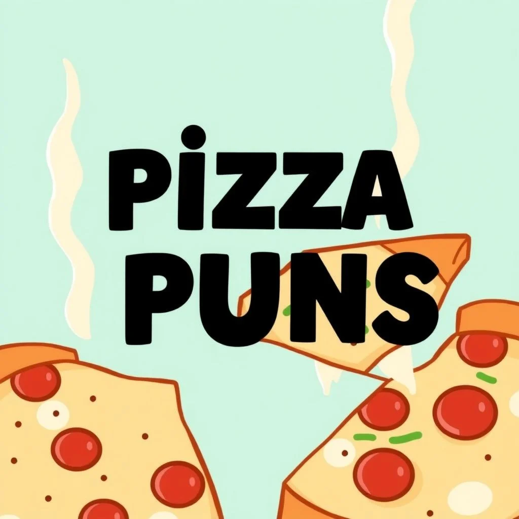 pizza puns illustration