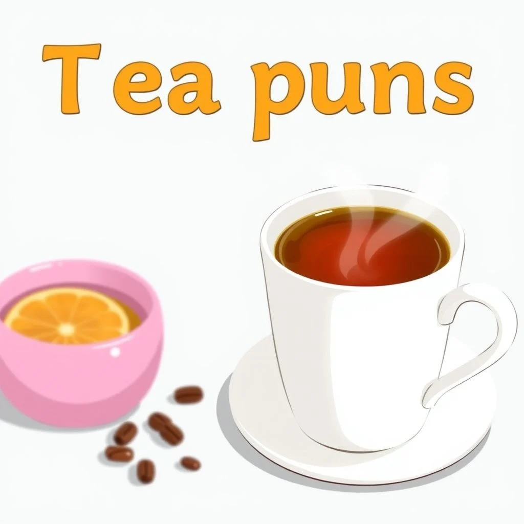 tea puns illustration