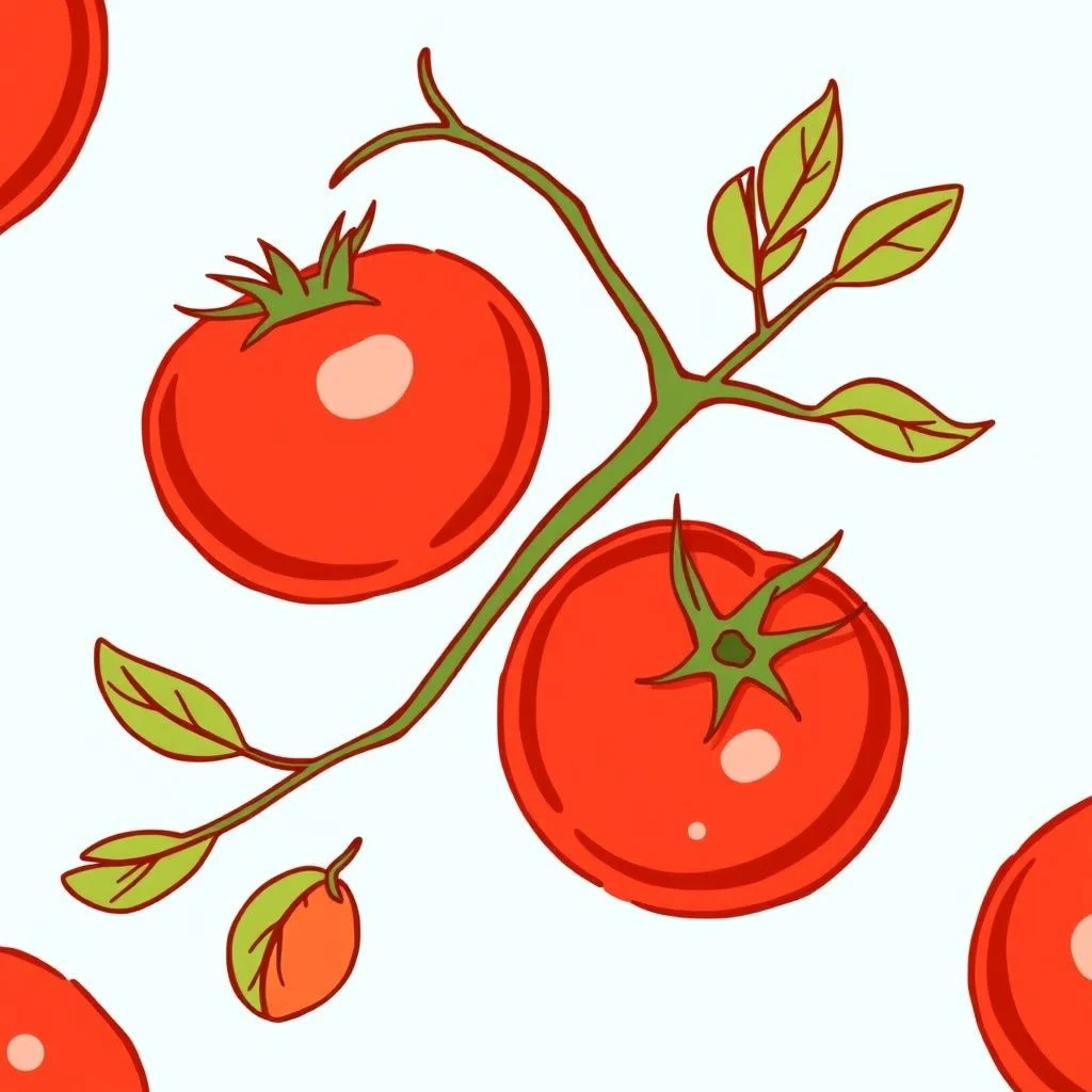 tomato puns illustration