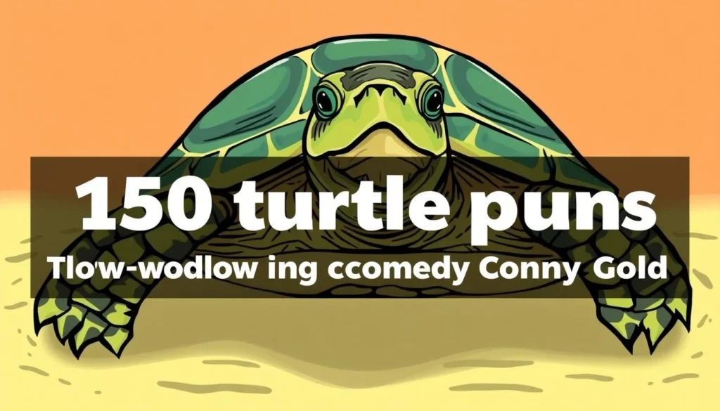 turtle puns — 150 Turtle Puns That Are Slow-Rolling Comedy Gold