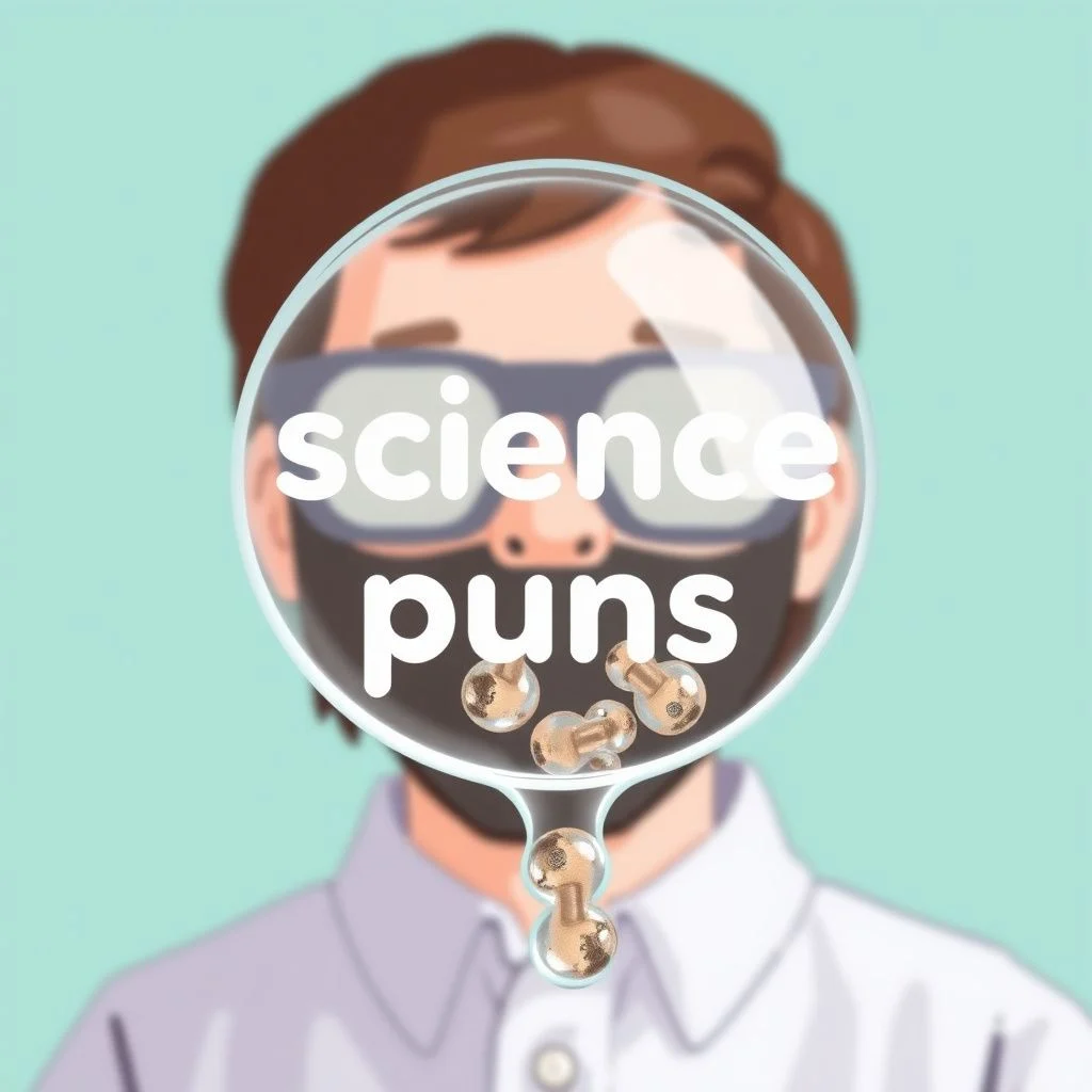 science puns illustration