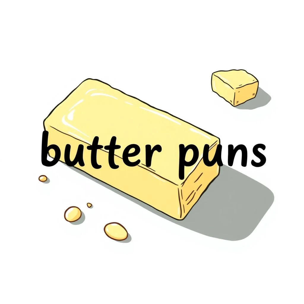butter puns illustration