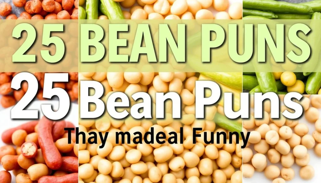 bean puns — 25 Best Bean Puns That Are Actually Funny (Ranked List)