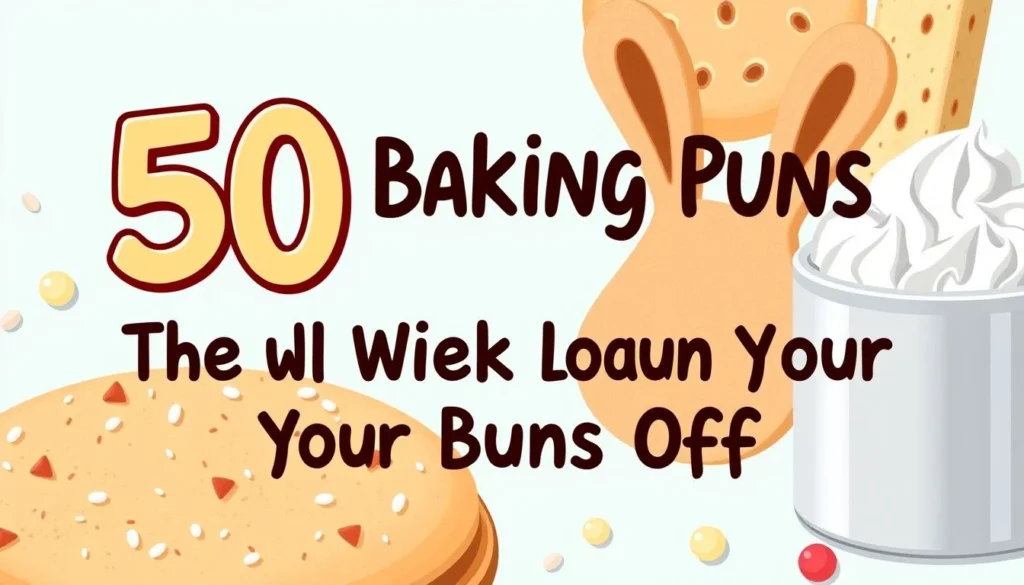 baking puns — 50 Baking Puns That Will Make You Laugh Your Buns Off
