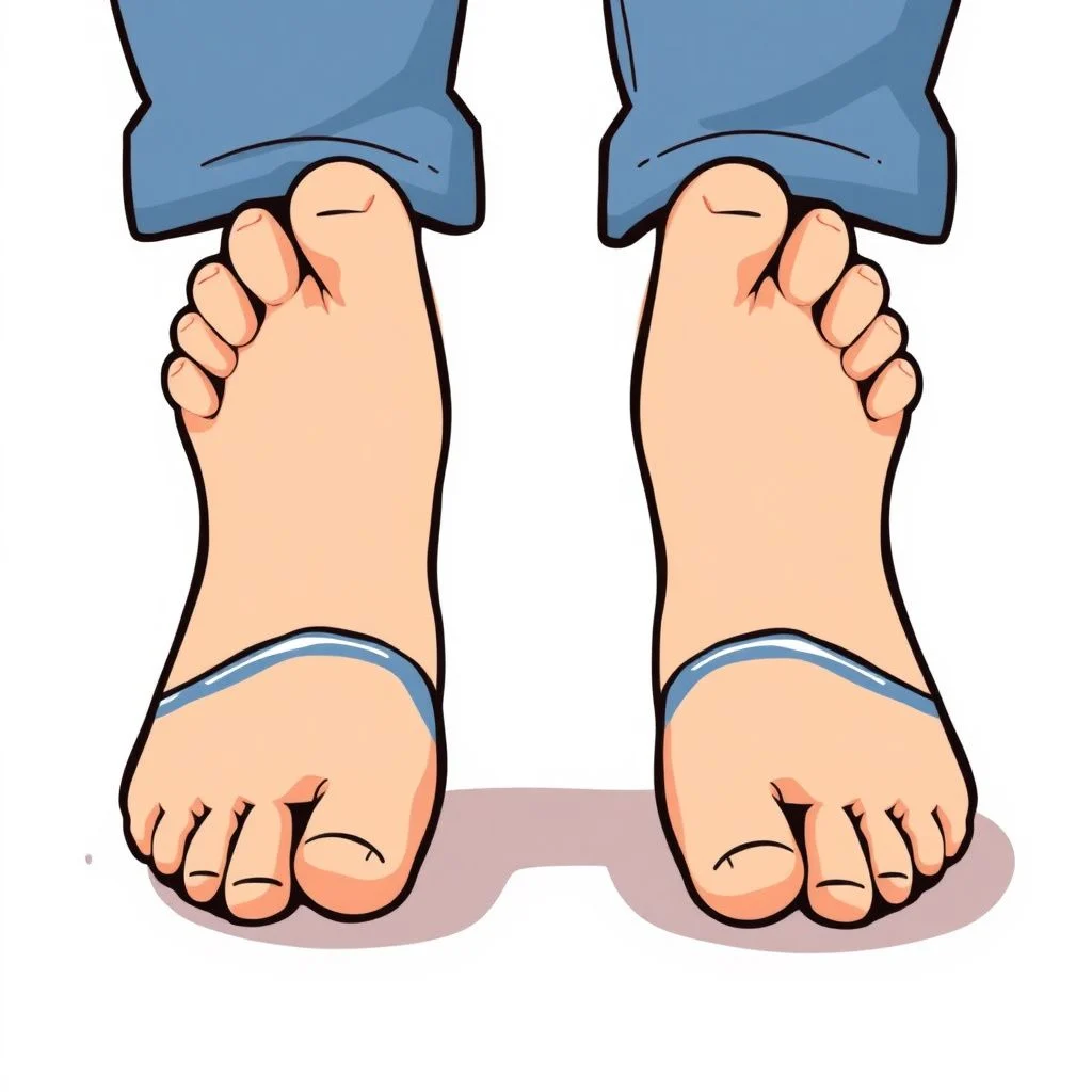 toe puns illustration