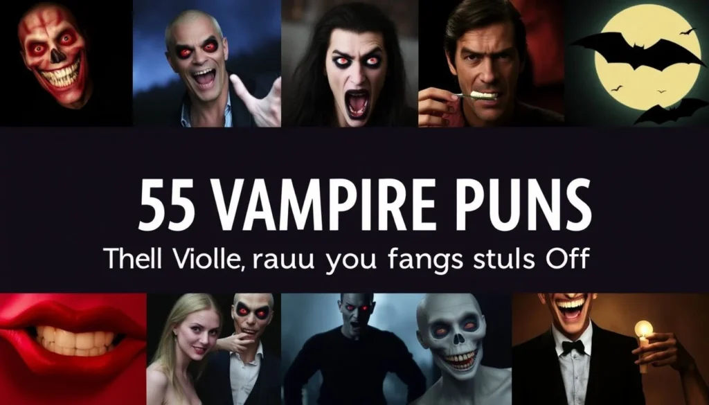 vampire puns — 55 Vampire Puns That Will Make You Laugh Your Fangs Off