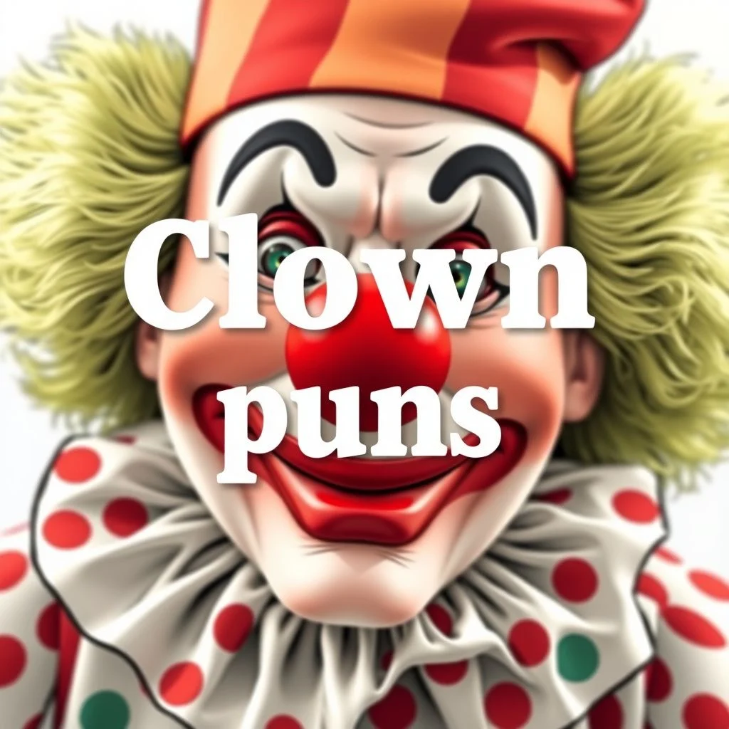 clown puns illustration