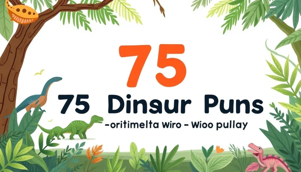 dinosaur puns — 75 Dinosaur Puns That Are Dino-mite (Rex-cellent Wordplay)