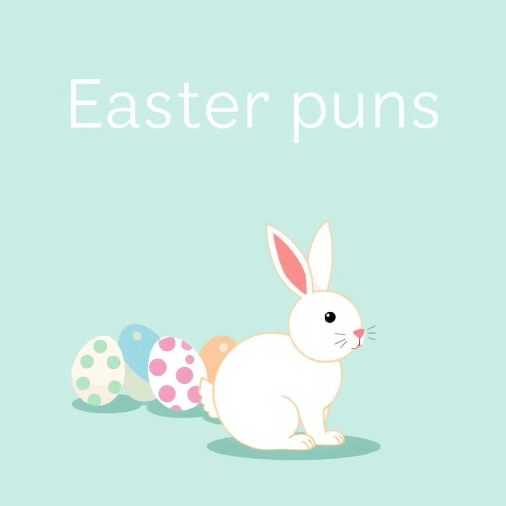 easter puns illustration