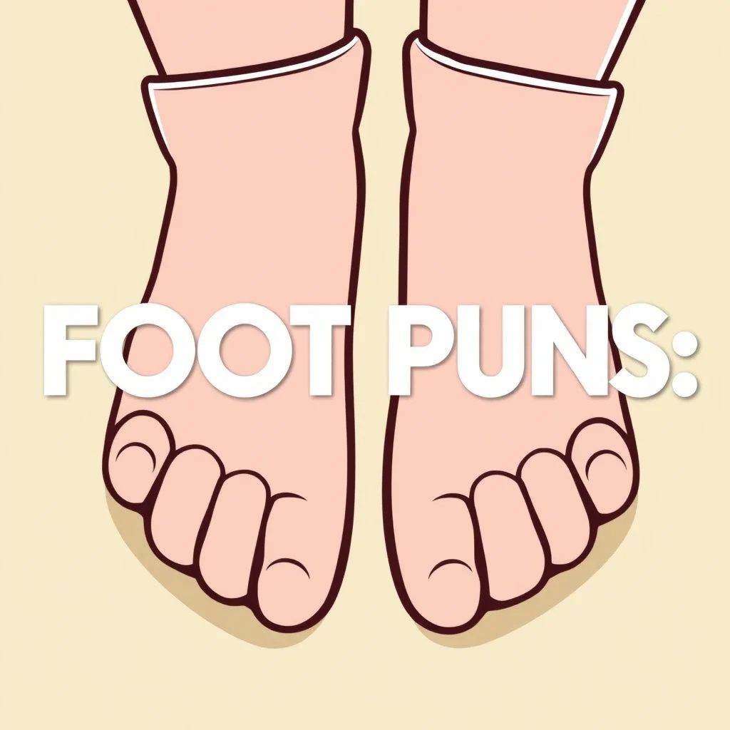 foot puns illustration