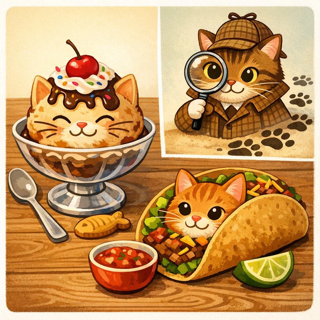 cat puns illustration