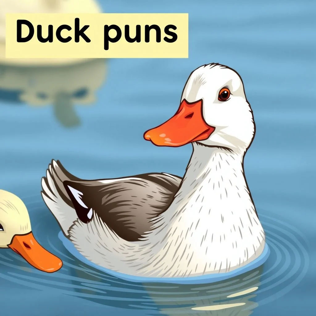 duck puns illustration