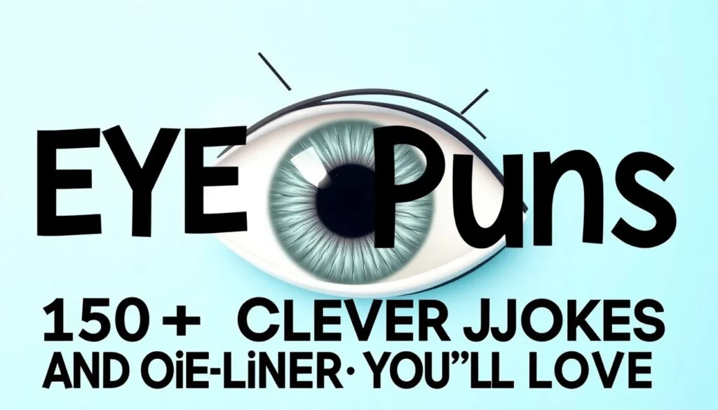 eye puns — Eye Puns: 150+ Clever Jokes and One-Liners You\'ll Love