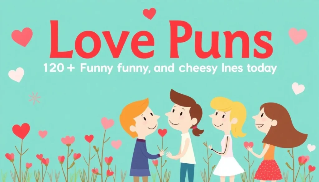 love puns — Love Puns: 120+ Funny, Cute and Cheesy Lines to Use Today