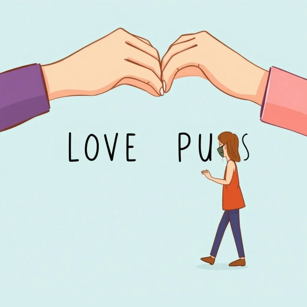 love puns illustration