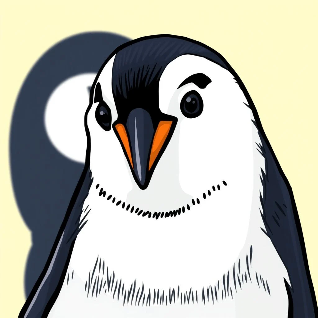 penguin puns illustration