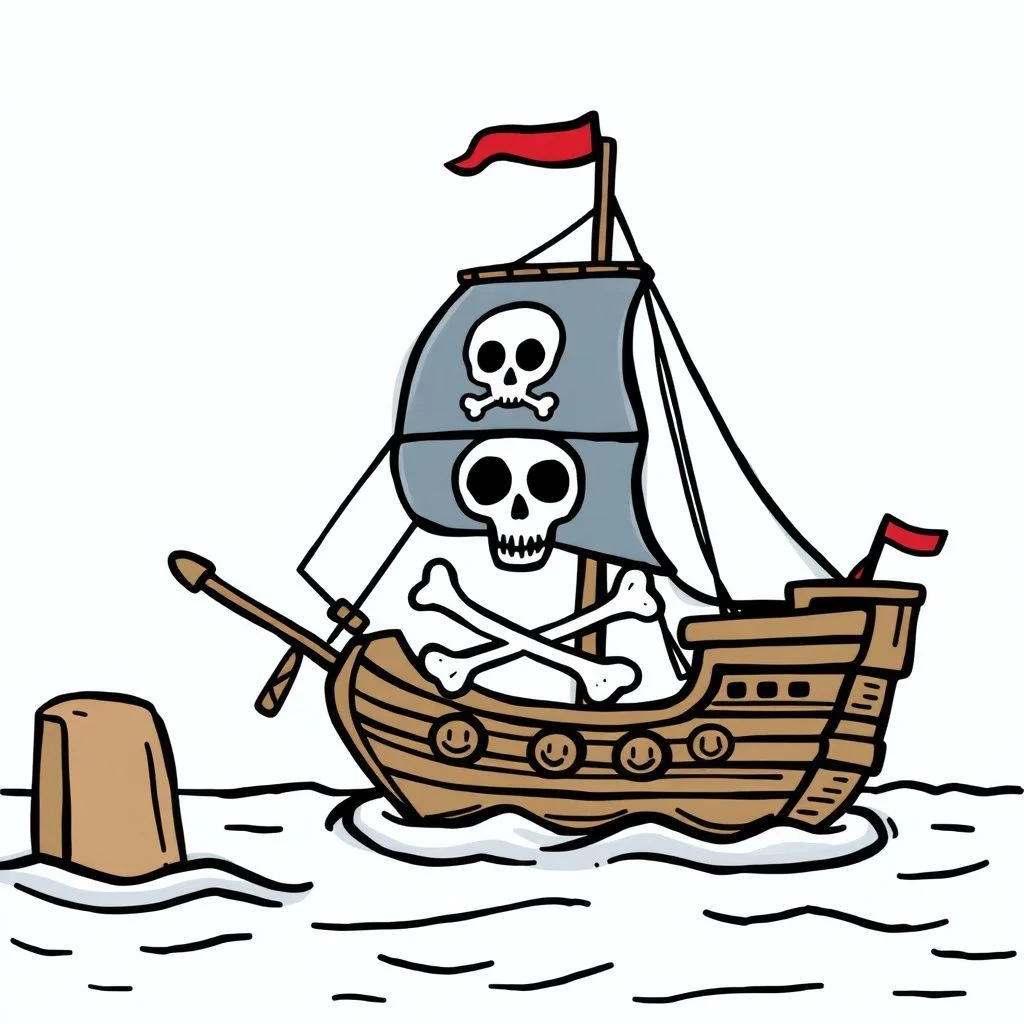 pirate puns illustration