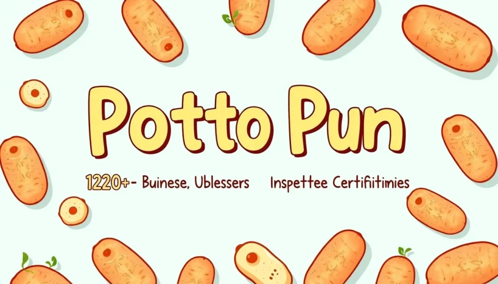 potato puns — Potato Puns: 120+ Spudtacular Jokes, One-Liners and Captions