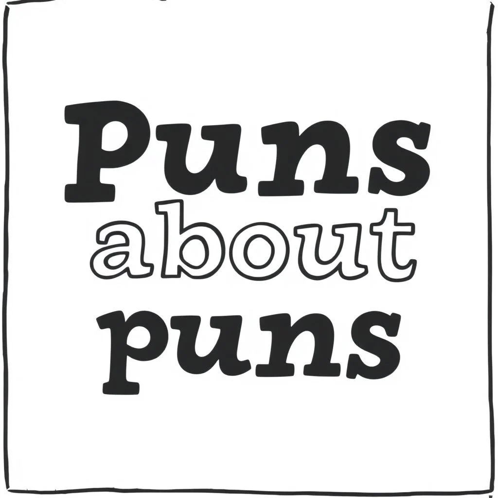 puns about puns illustration