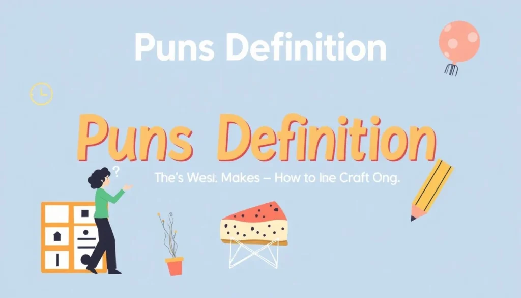 puns definition — Puns Definition: What Makes a Pun Work and How to Craft One
