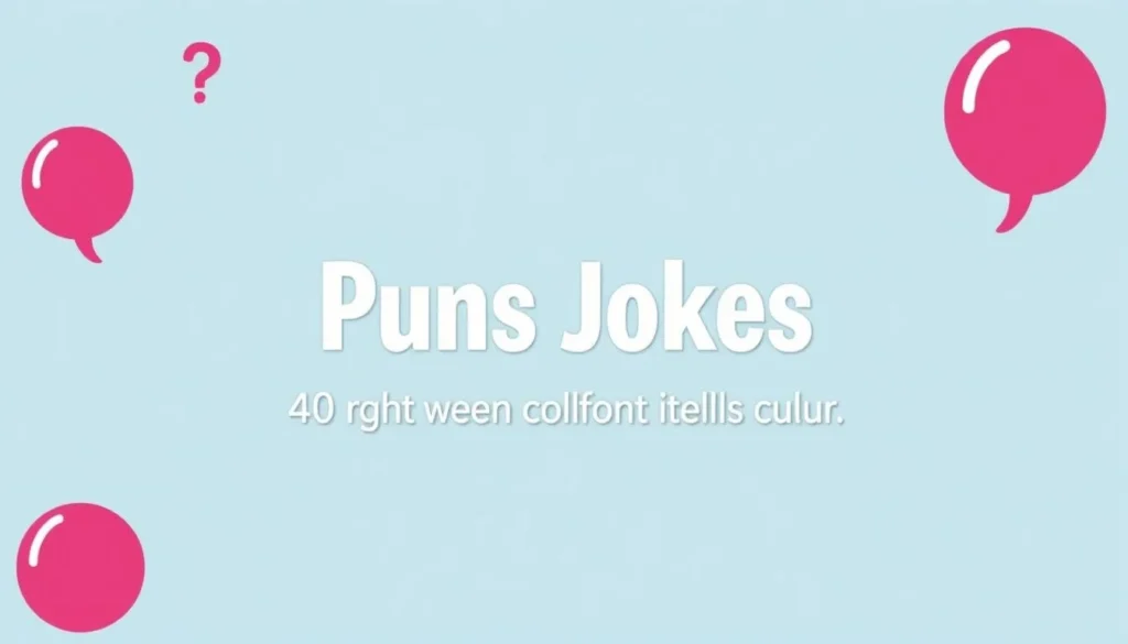 puns jokes — Puns Jokes: 40 Clever One-Liners That Always Land