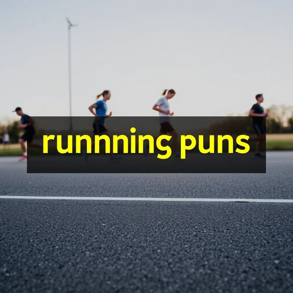 running puns illustration