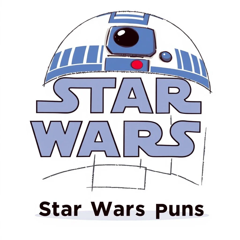 star wars puns illustration