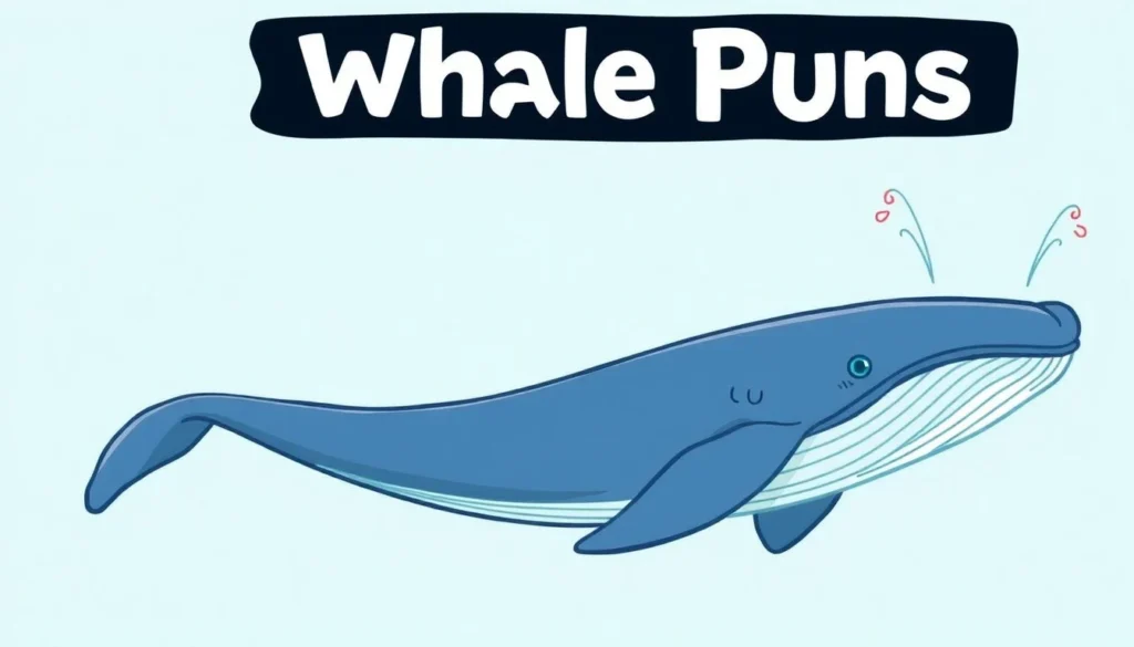 whale puns — Whale Puns: 101 Fin-tastic Jokes, One-Liners, and Captions